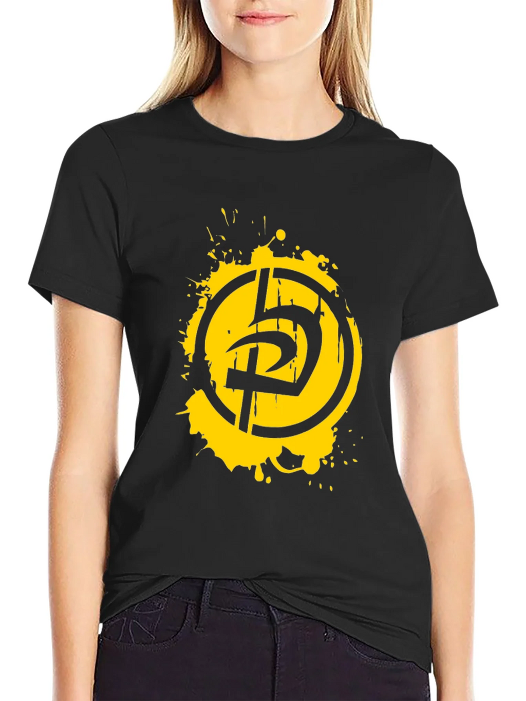 Distressed Logo Black T-Shirt product image 2