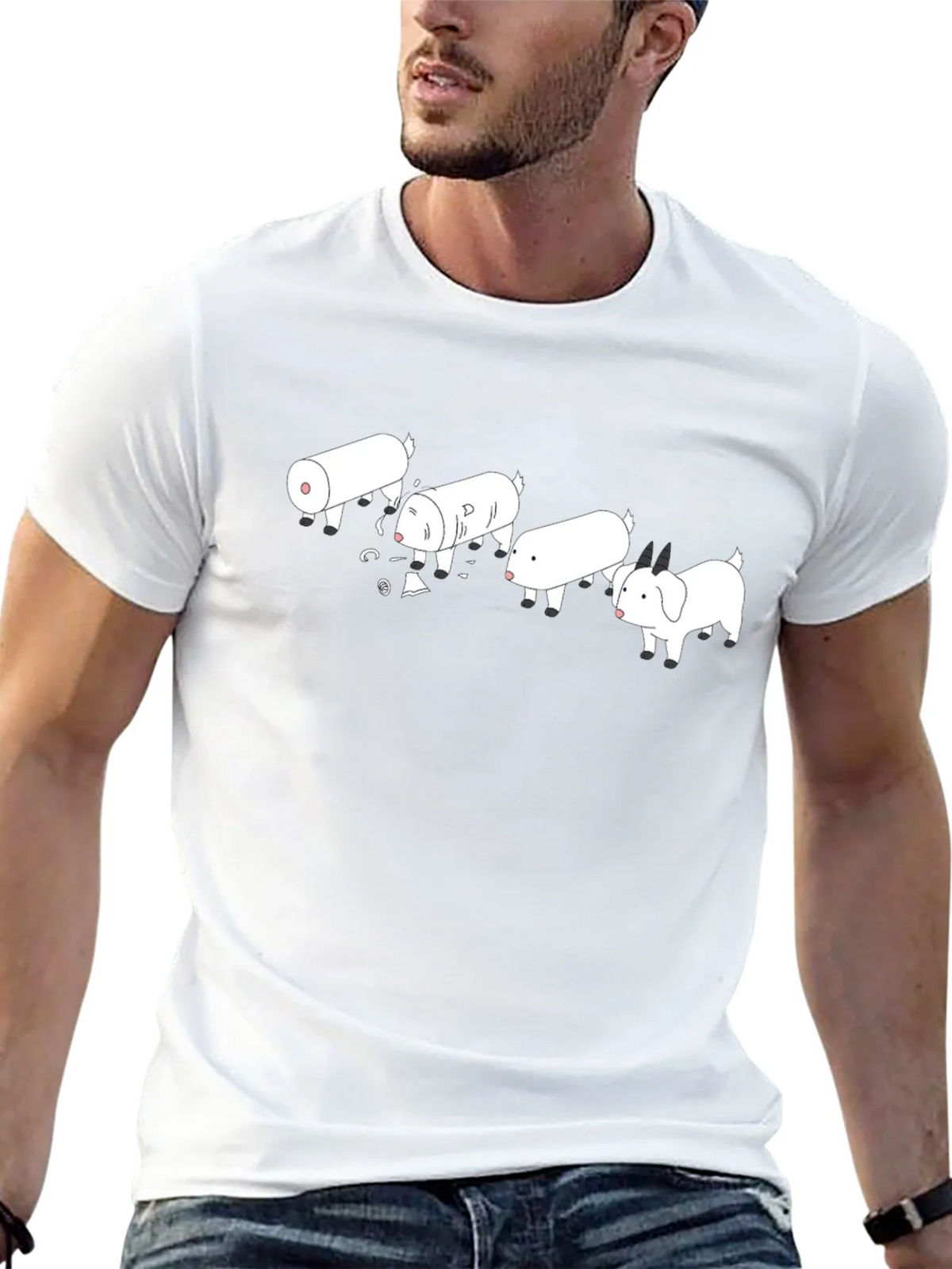 De-evolution Goat T-Shirt - Funny Farm Animal Tee product image 12