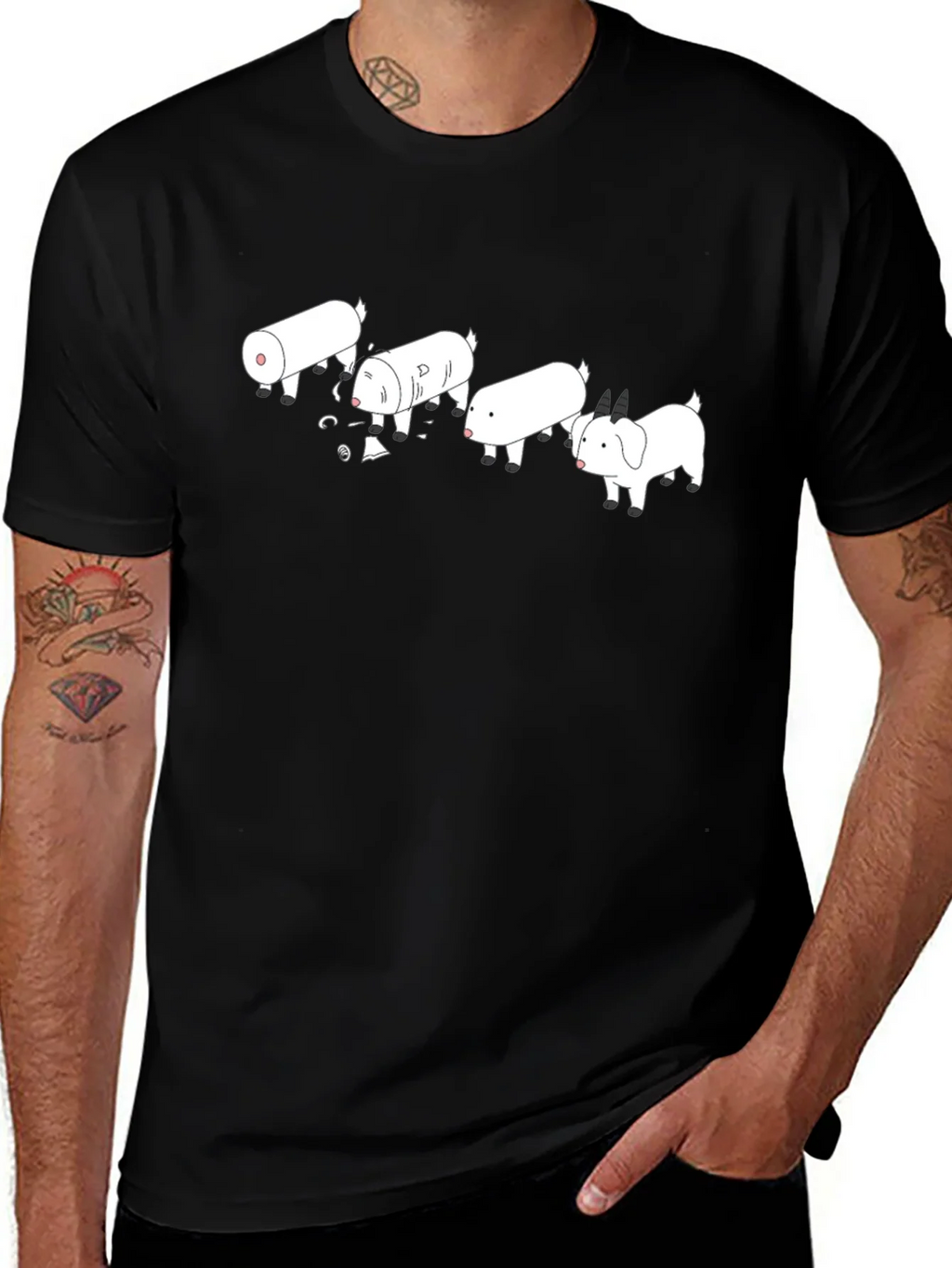 De-evolution Goat T-Shirt - Funny Farm Animal Tee product image 1