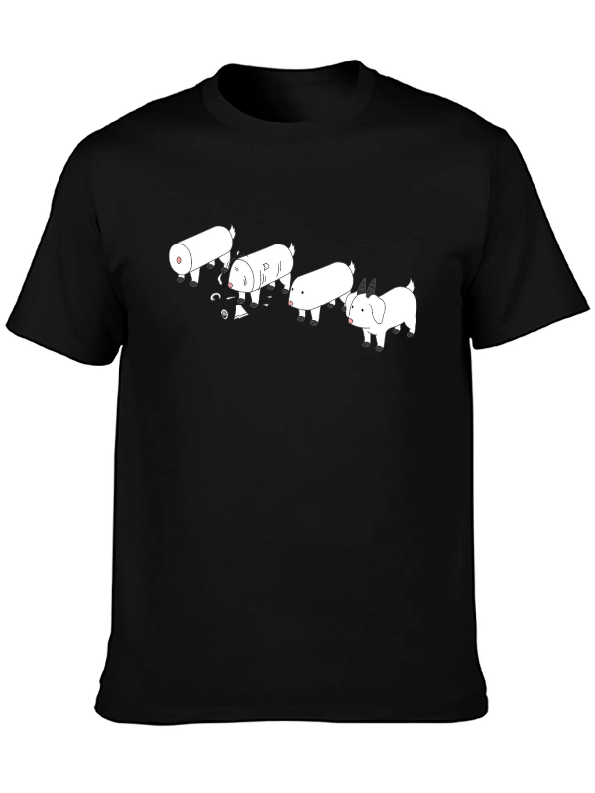 De-evolution Goat T-Shirt - Funny Farm Animal Tee product image 3