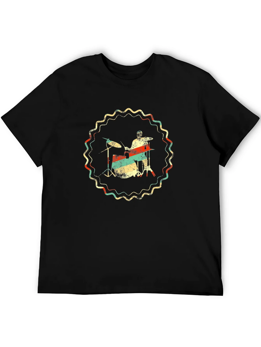 Vintage Drummer T-Shirt - Retro Style product image 5