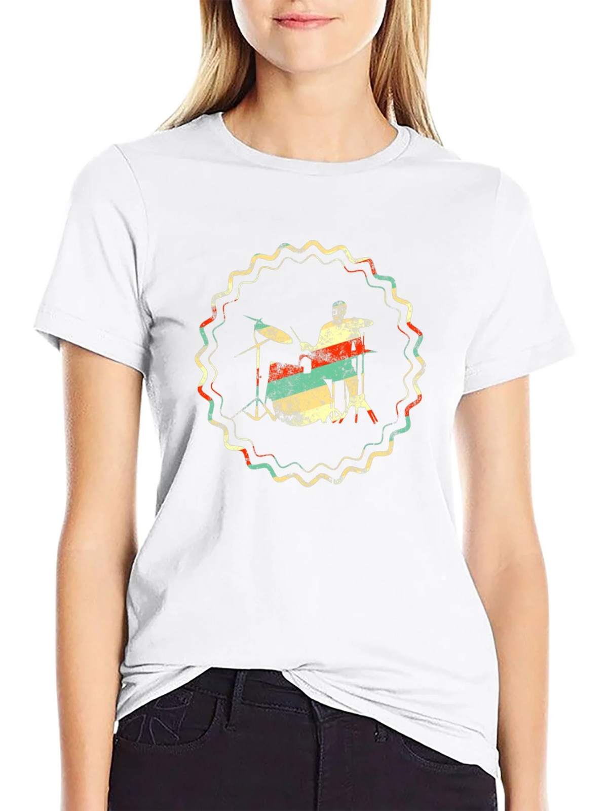 Vintage Drummer T-Shirt - Retro Style product image 8