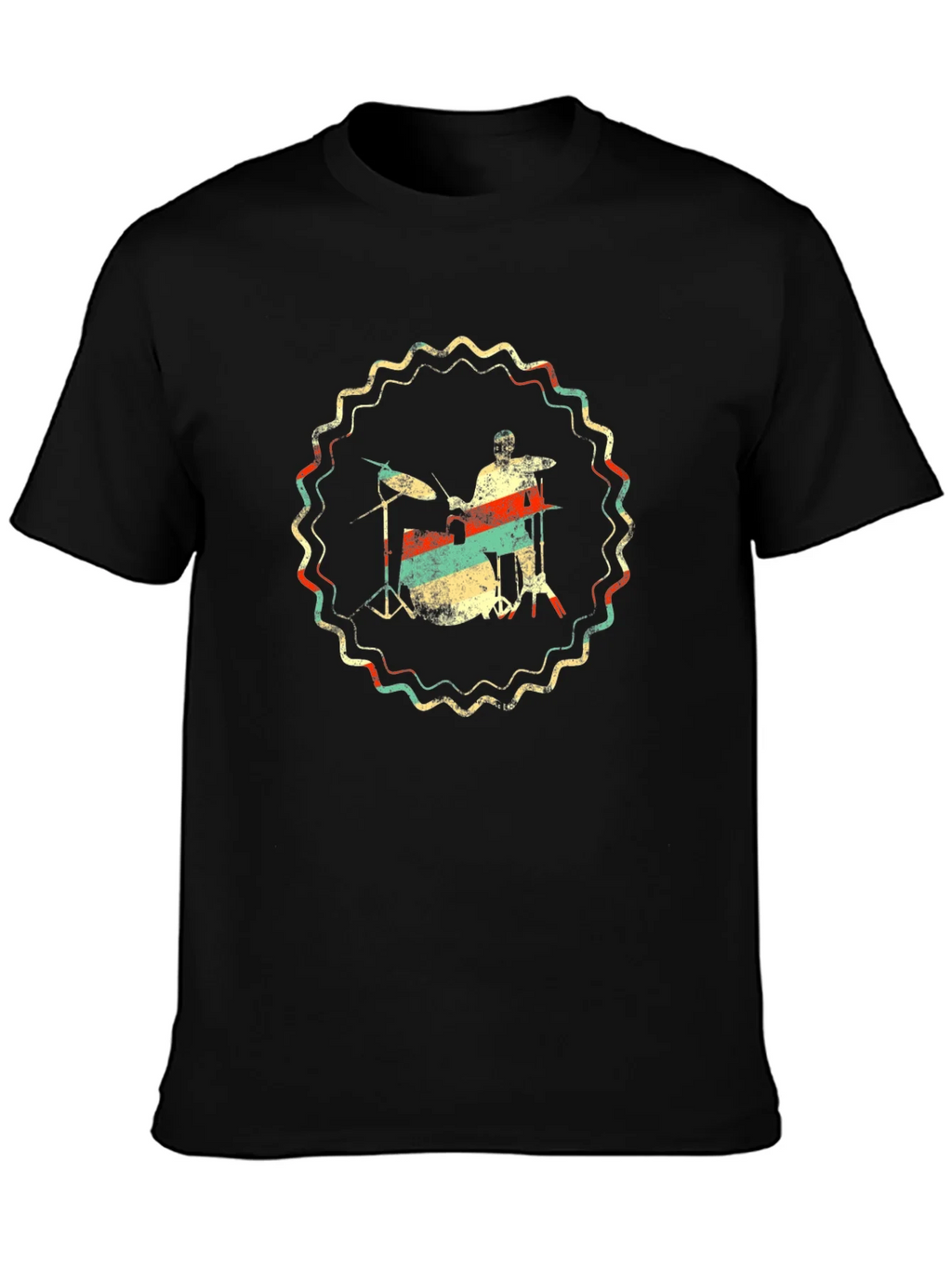 Vintage Drummer T-Shirt - Retro Style product image 3