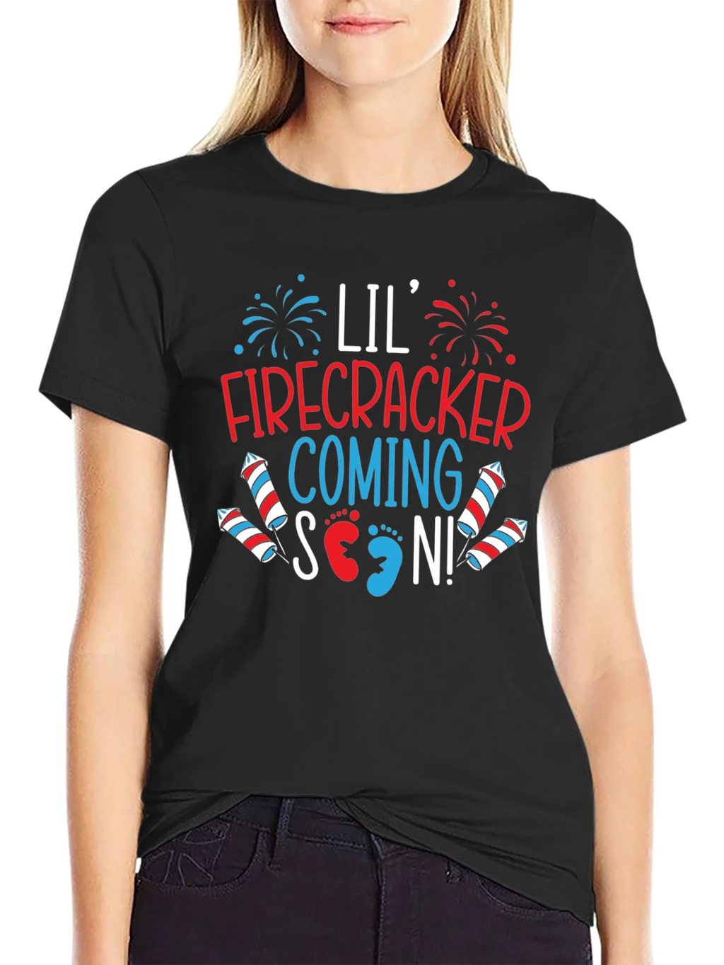 Lil Firecracker Coming Soon T-Shirt product image 2