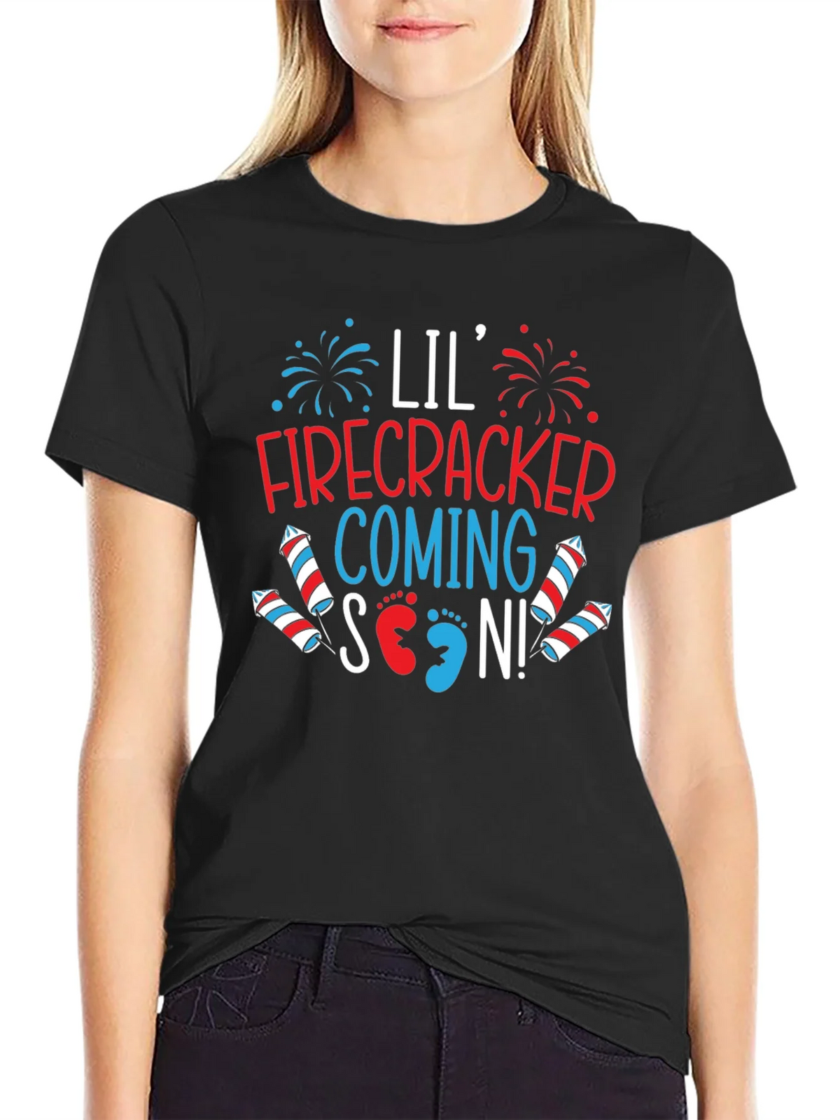 Lil Firecracker Coming Soon T-Shirt product image 2