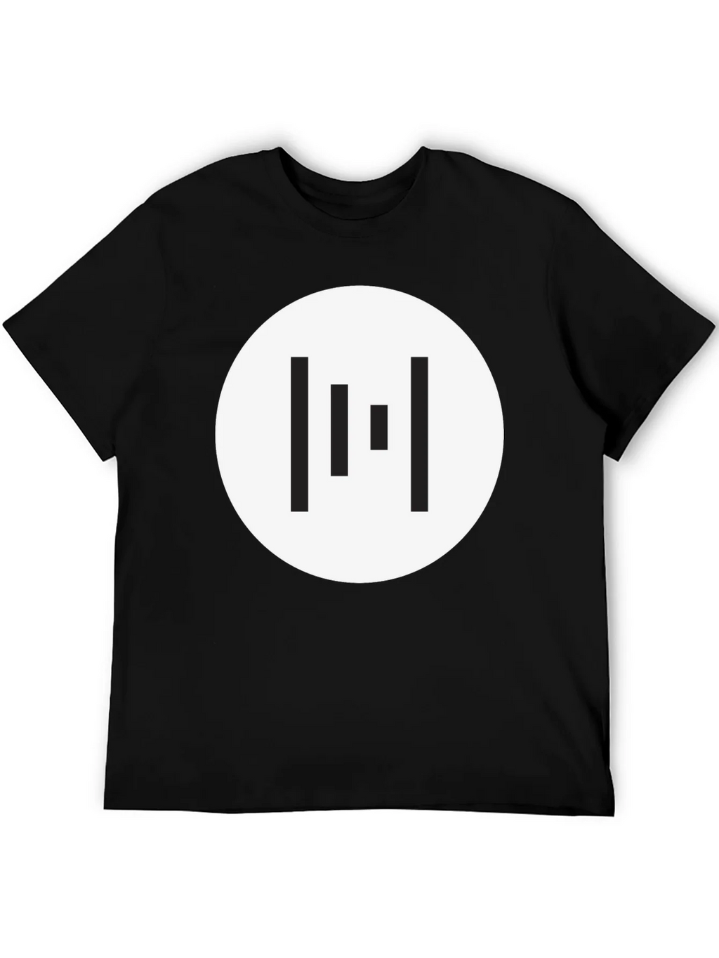 Minimalist Geometric T-Shirt - Black product image 5