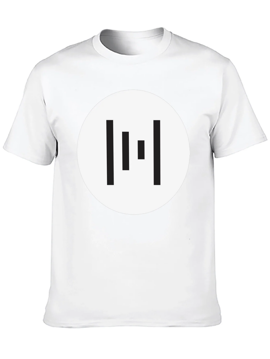 Minimalist Geometric T-Shirt - Black product image 9