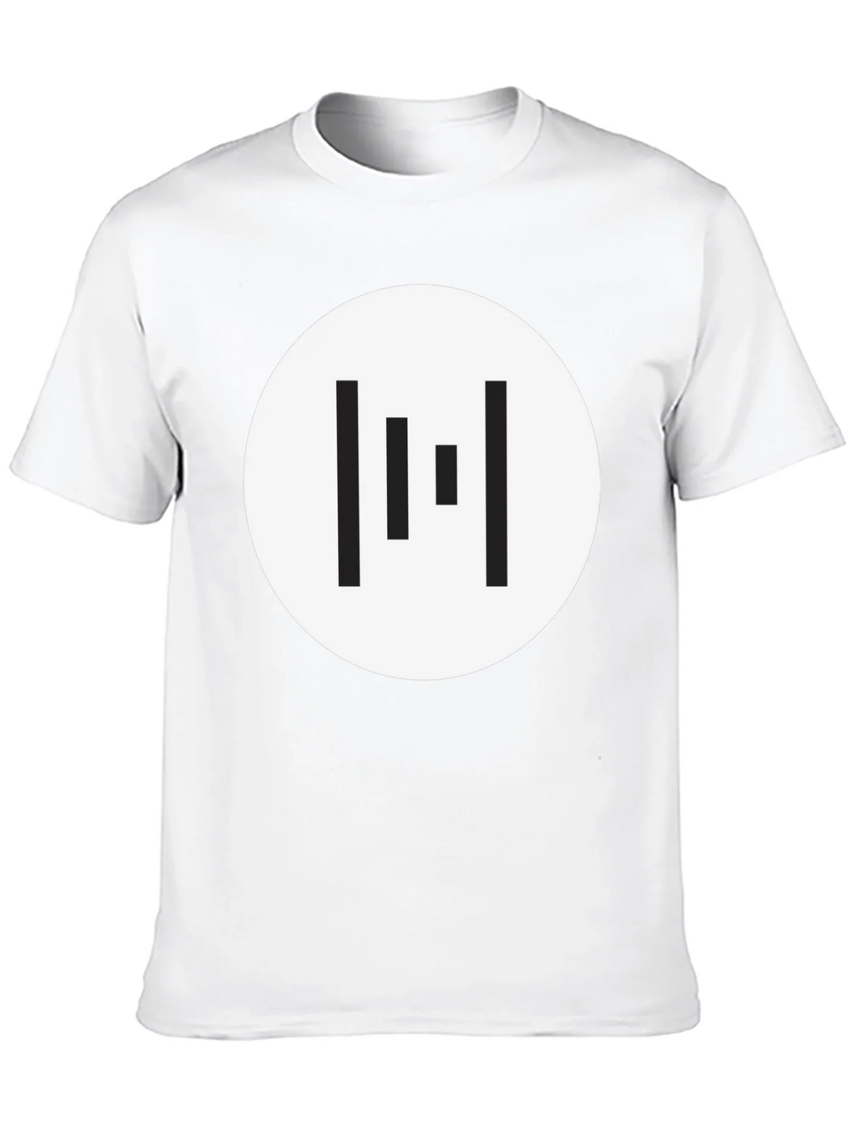 Minimalist Geometric T-Shirt - Black product image 9