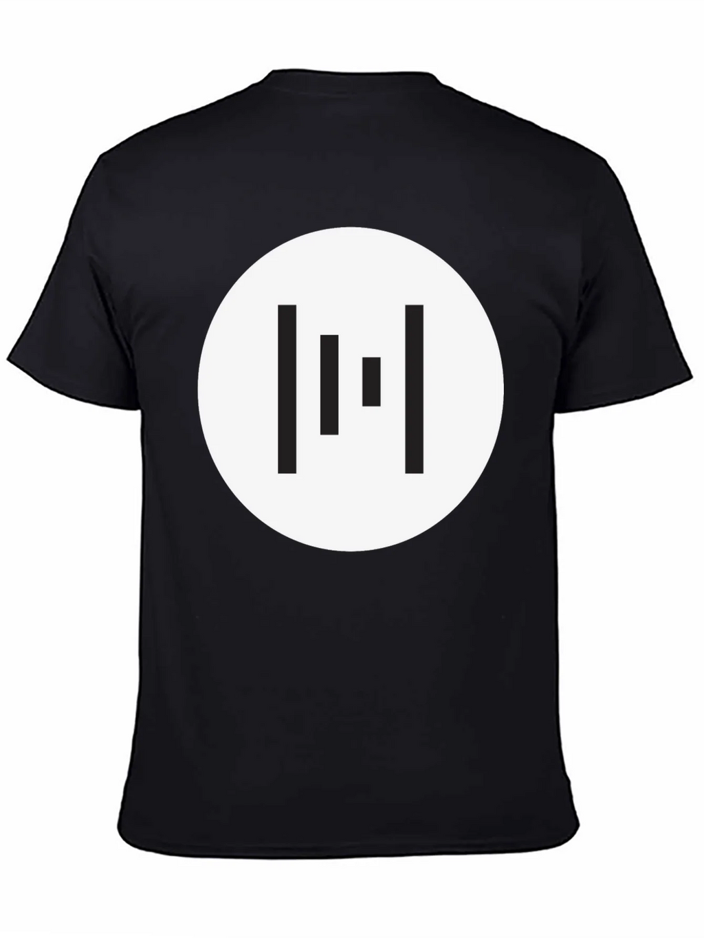Minimalist Geometric T-Shirt - Black product image 4