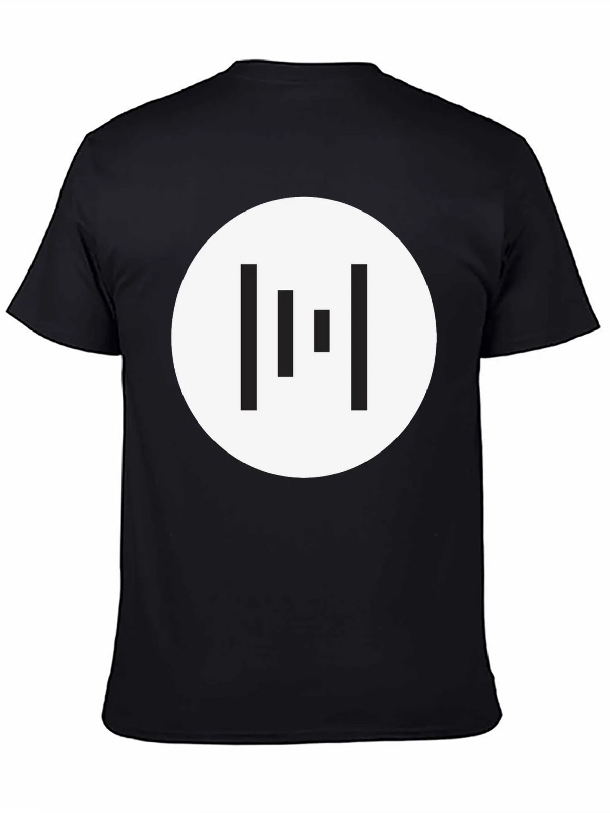 Minimalist Geometric T-Shirt - Black product image 4
