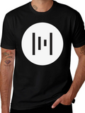 Minimalist Geometric T-Shirt - Black product image 1