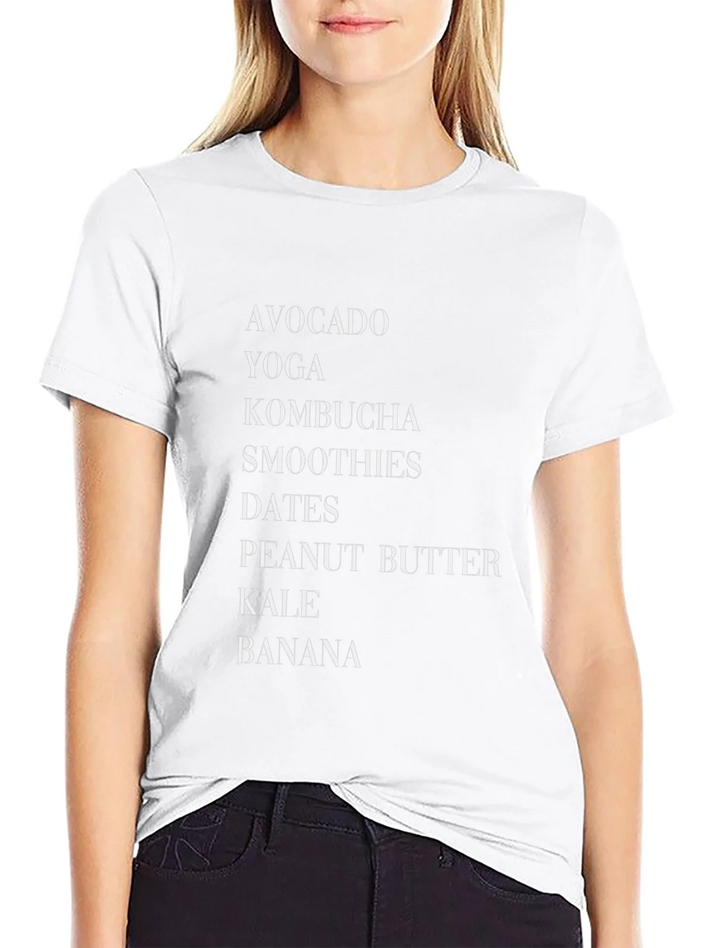 Healthy Lifestyle Black Graphic T-Shirt product image 6