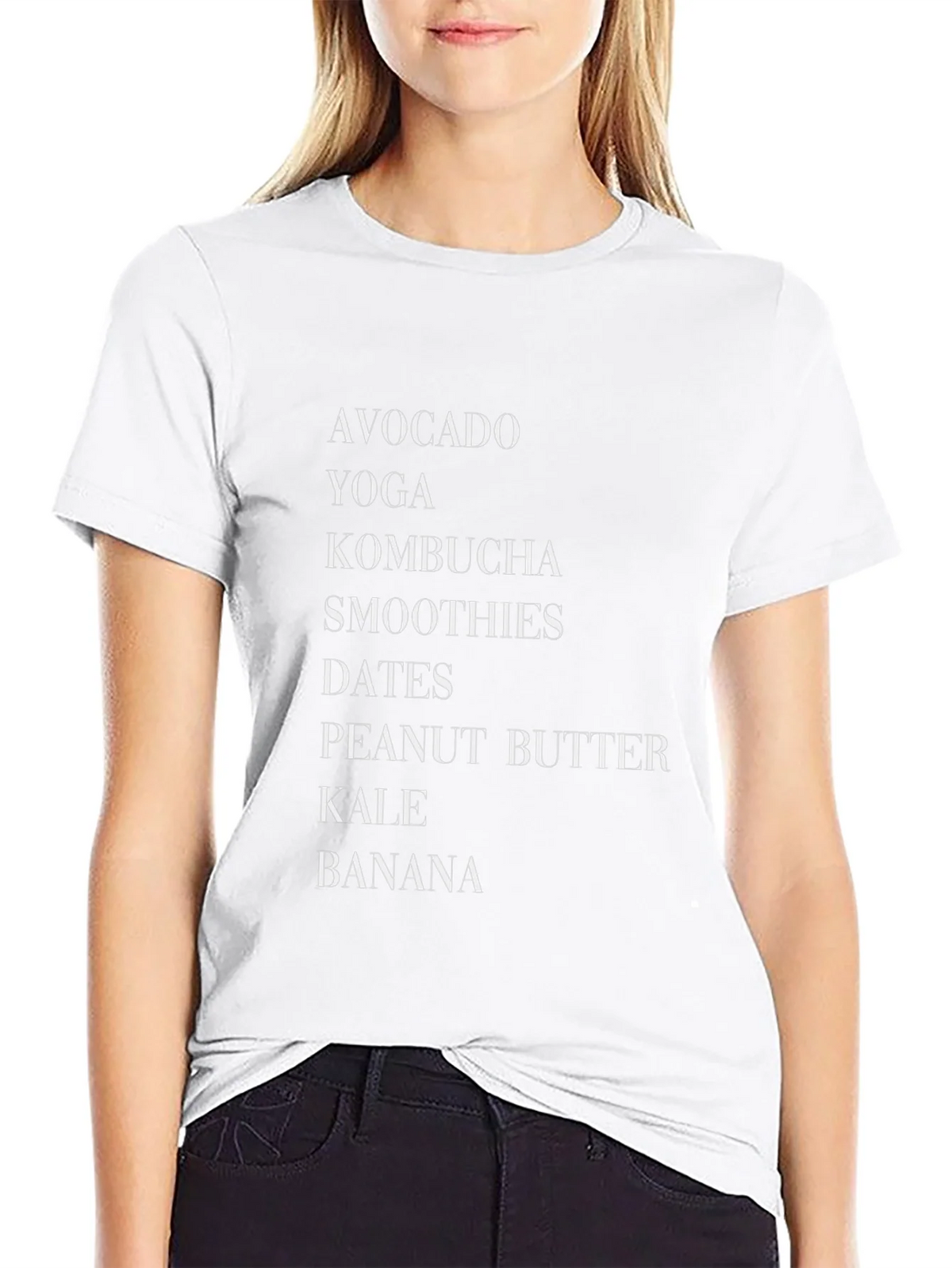 Healthy Lifestyle Black Graphic T-Shirt product image 6
