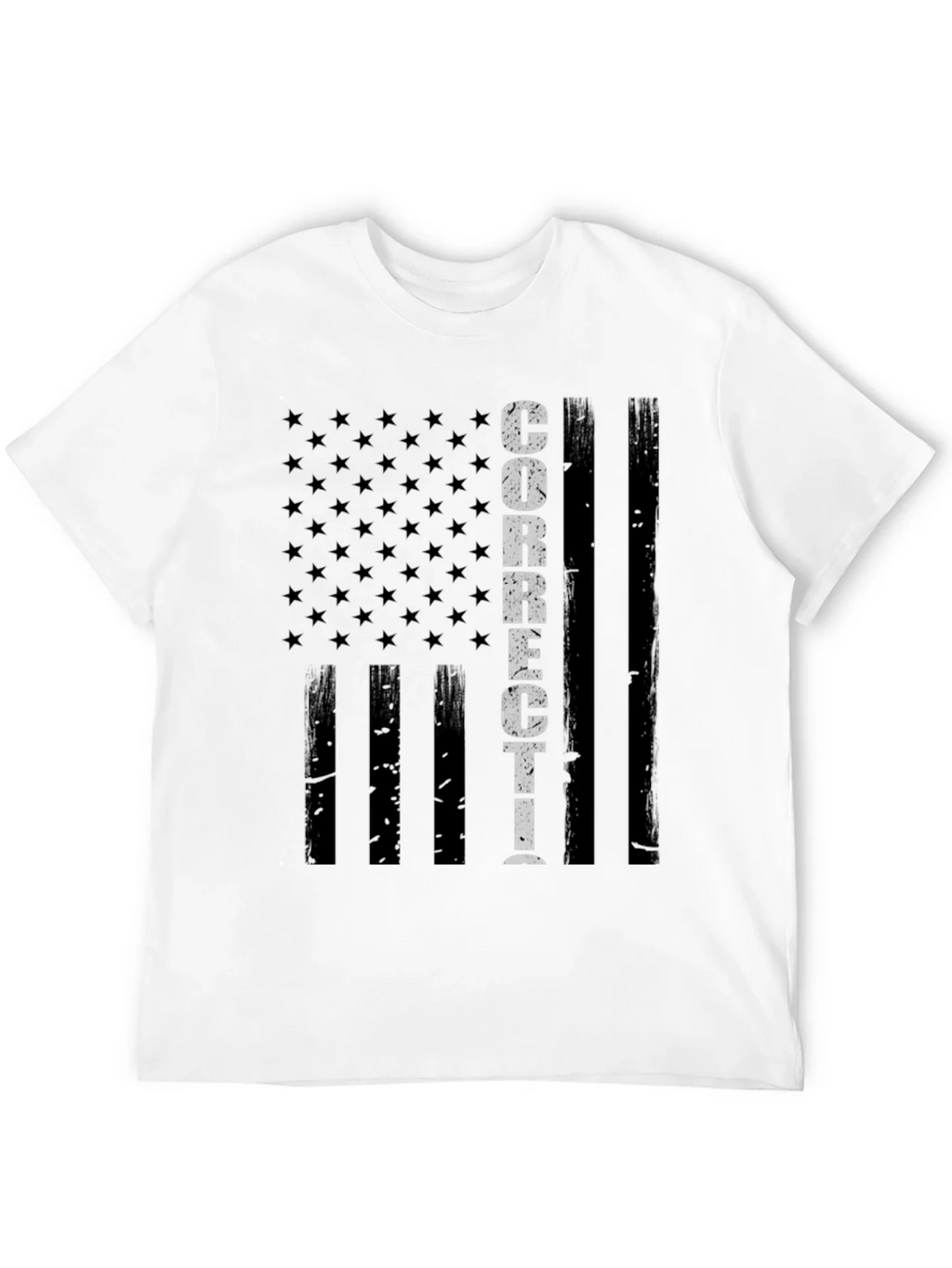 Corrections Officer American Flag T-Shirt product image 11