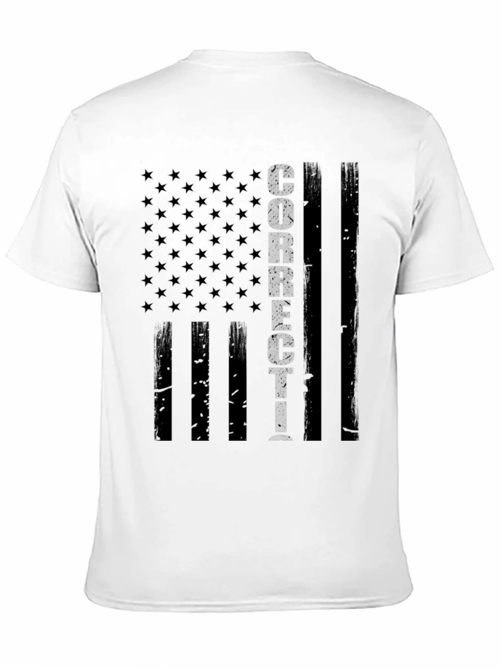 Corrections Officer American Flag T-Shirt product image 10