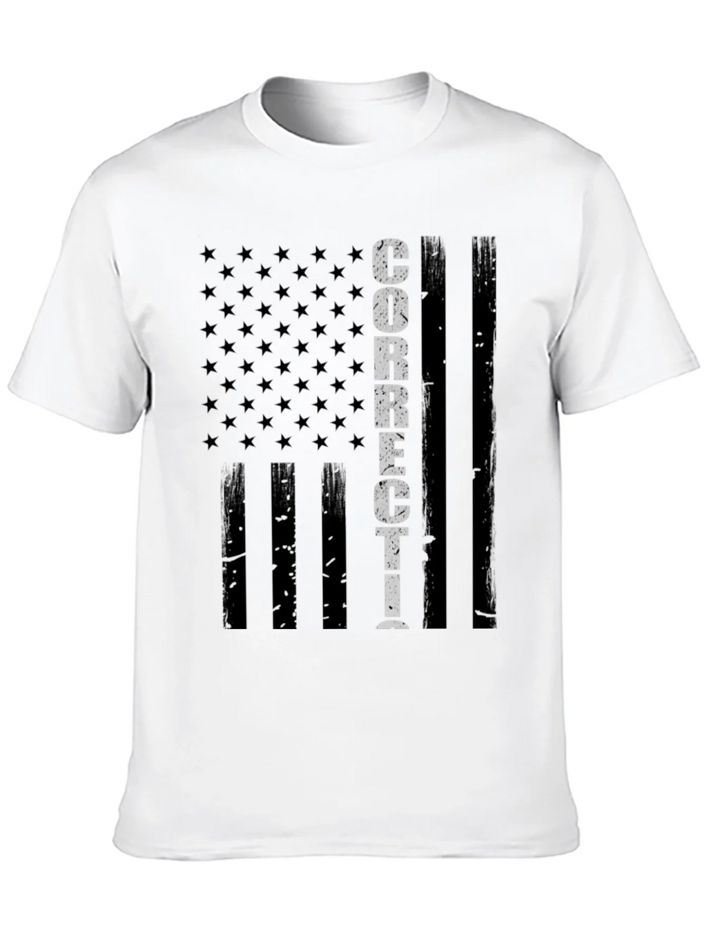 Corrections Officer American Flag T-Shirt product image 9