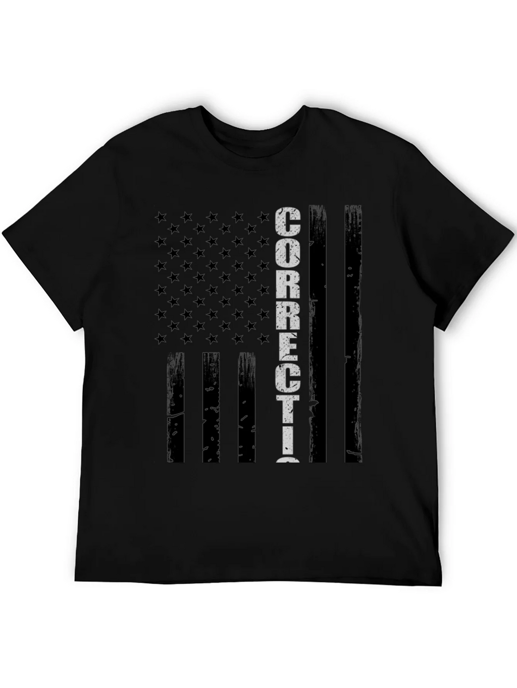 Corrections Officer American Flag T-Shirt product image 5