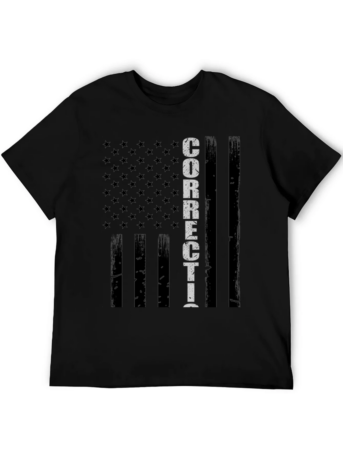 Corrections Officer American Flag T-Shirt product image 5