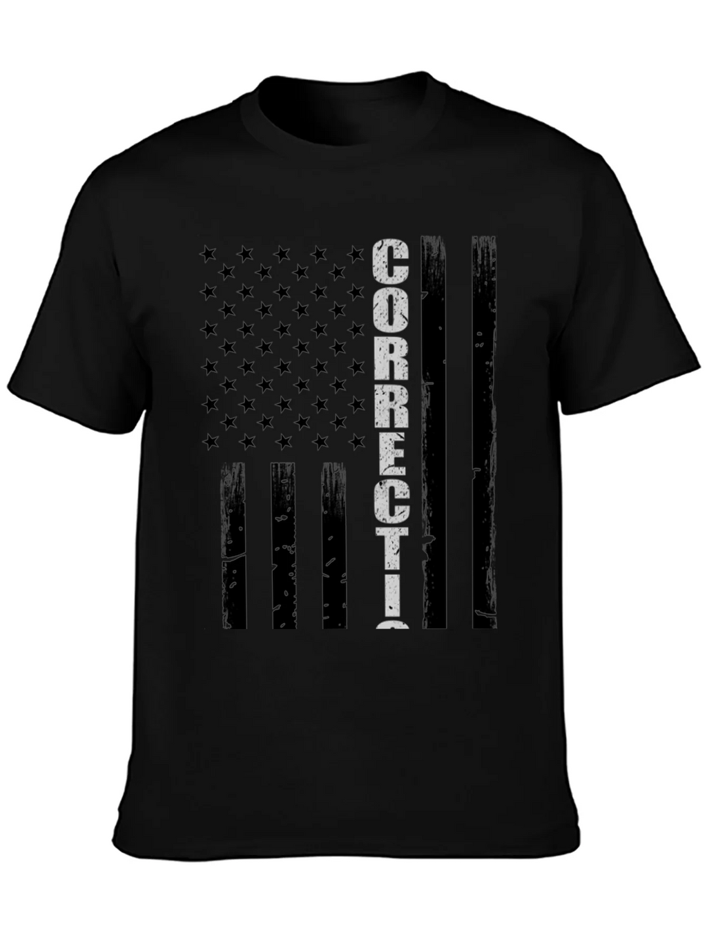 Corrections Officer American Flag T-Shirt product image 3