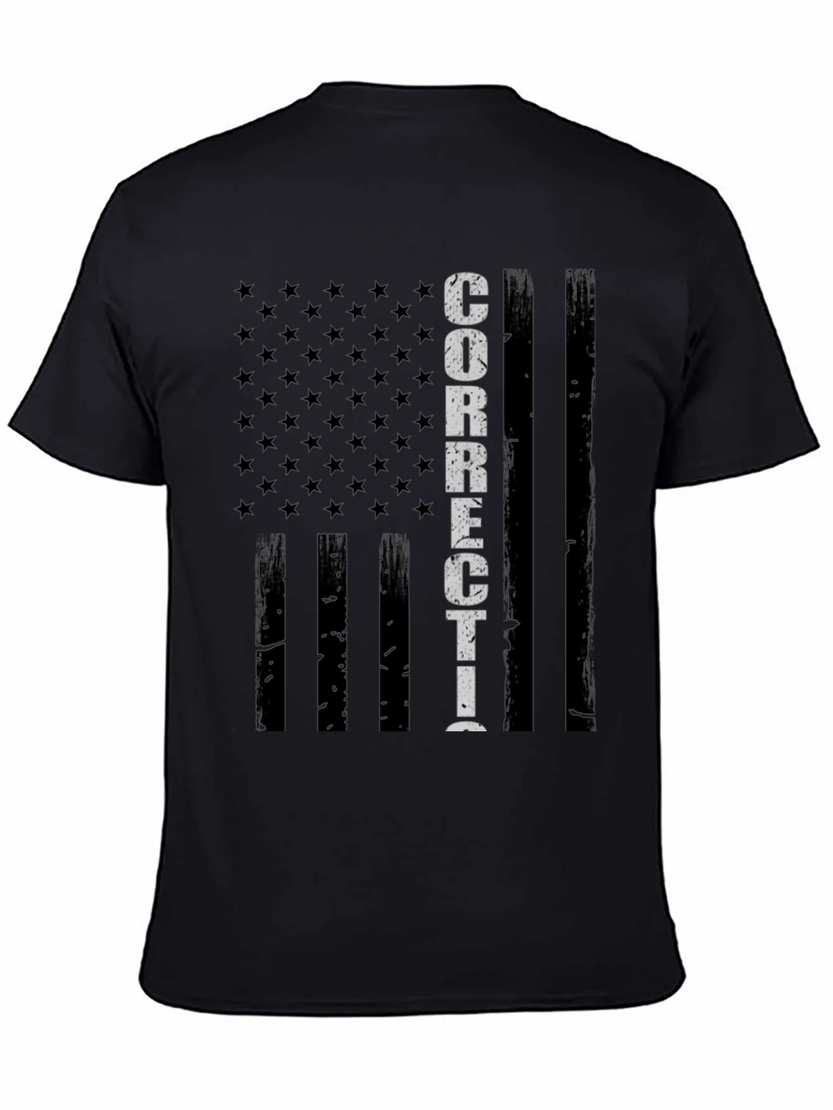 Corrections Officer American Flag T-Shirt product image 4