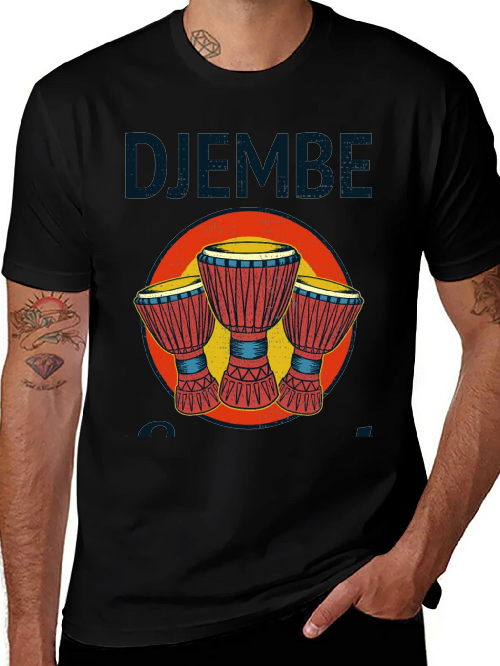 Djembe Drum Graphic T-Shirt - Music Lover Tee product image 1