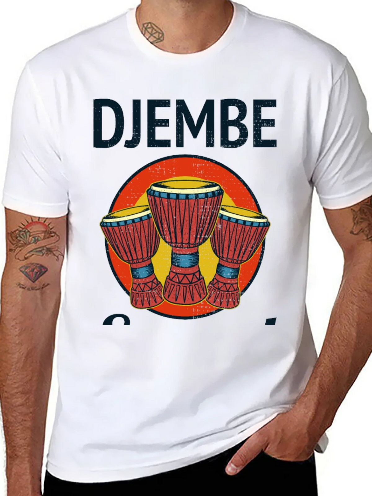 Djembe Drum Graphic T-Shirt - Music Lover Tee product image 7