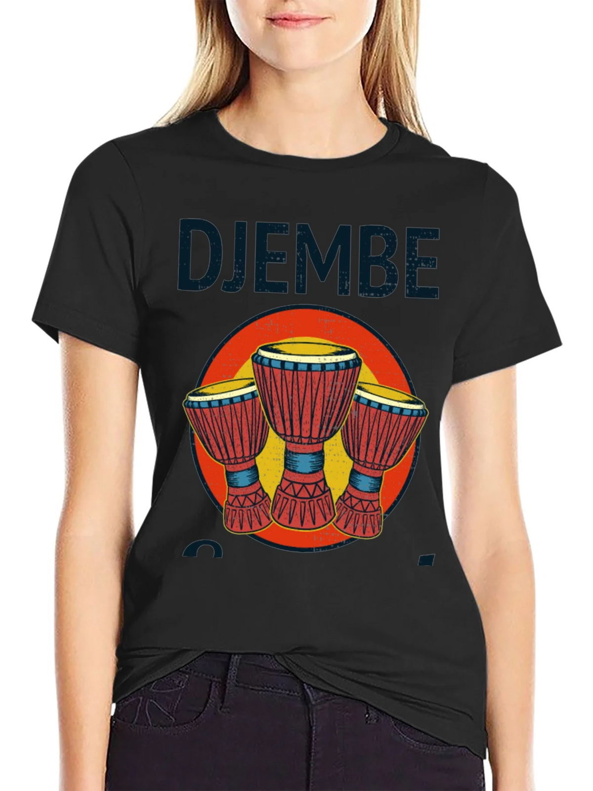 Djembe Drum Graphic T-Shirt - Music Lover Tee product image 2