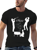 Jazz Music T-Shirt - Trombone Trumpet Piano Design product image 1