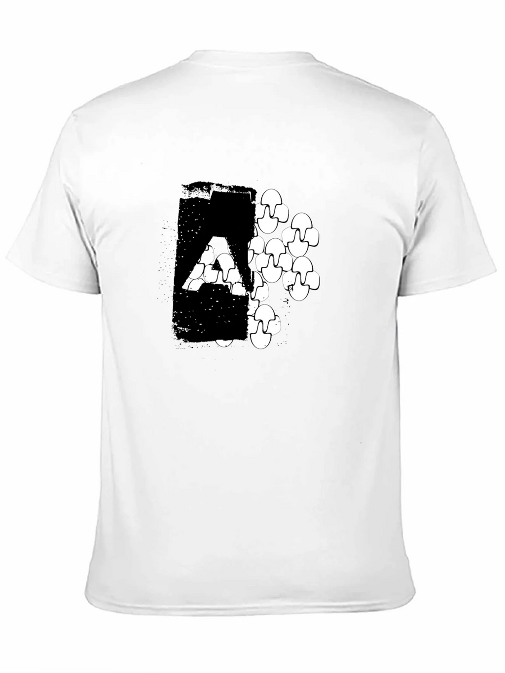 Modern Graphic Print Black T-Shirt product image 10