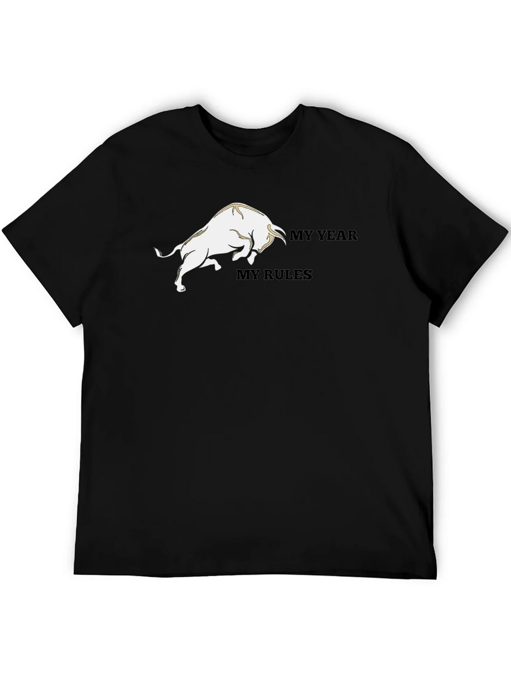 My Year My Rules Bull Graphic T-Shirt product image 4
