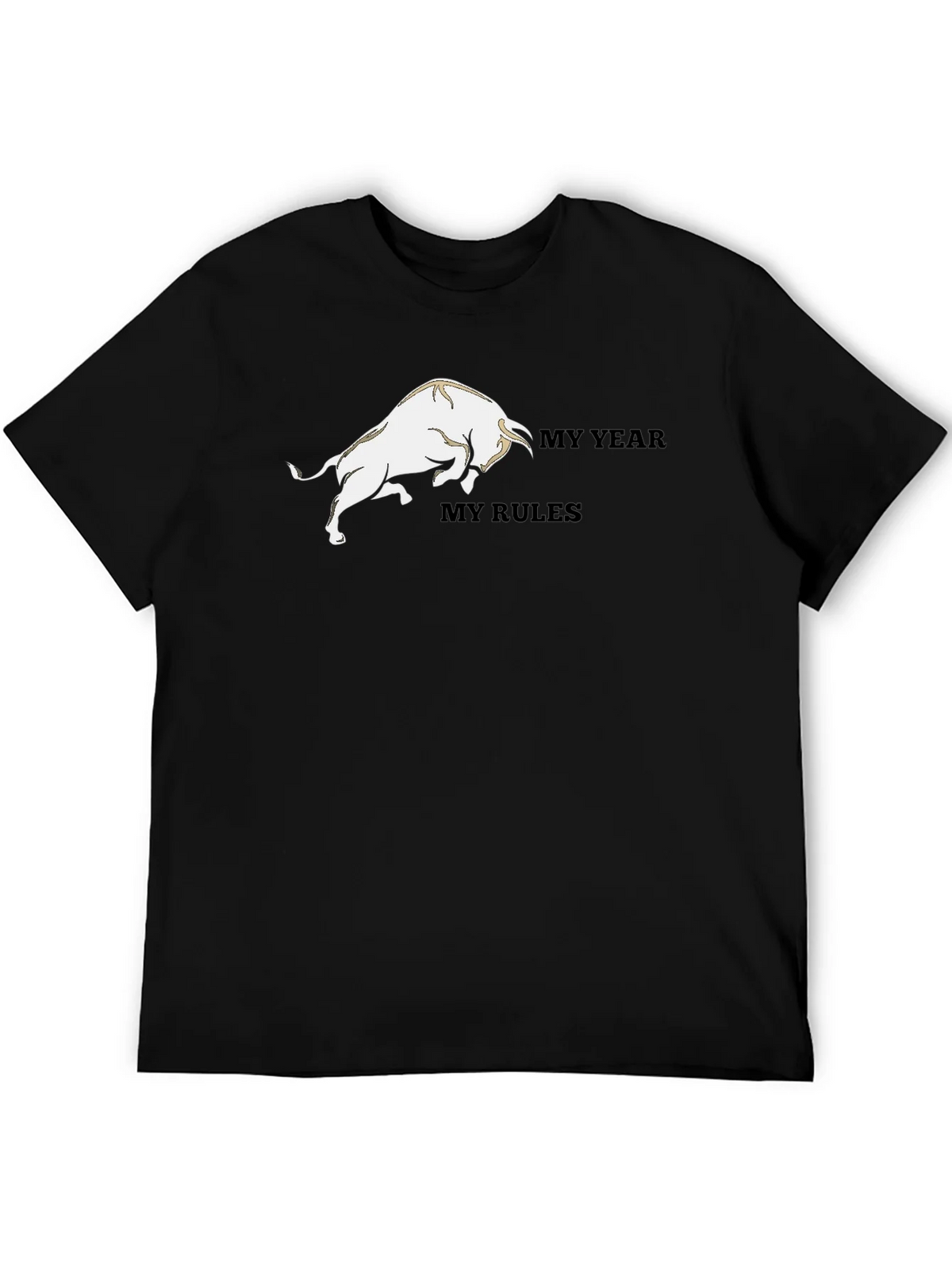 My Year My Rules Bull Graphic T-Shirt product image 4