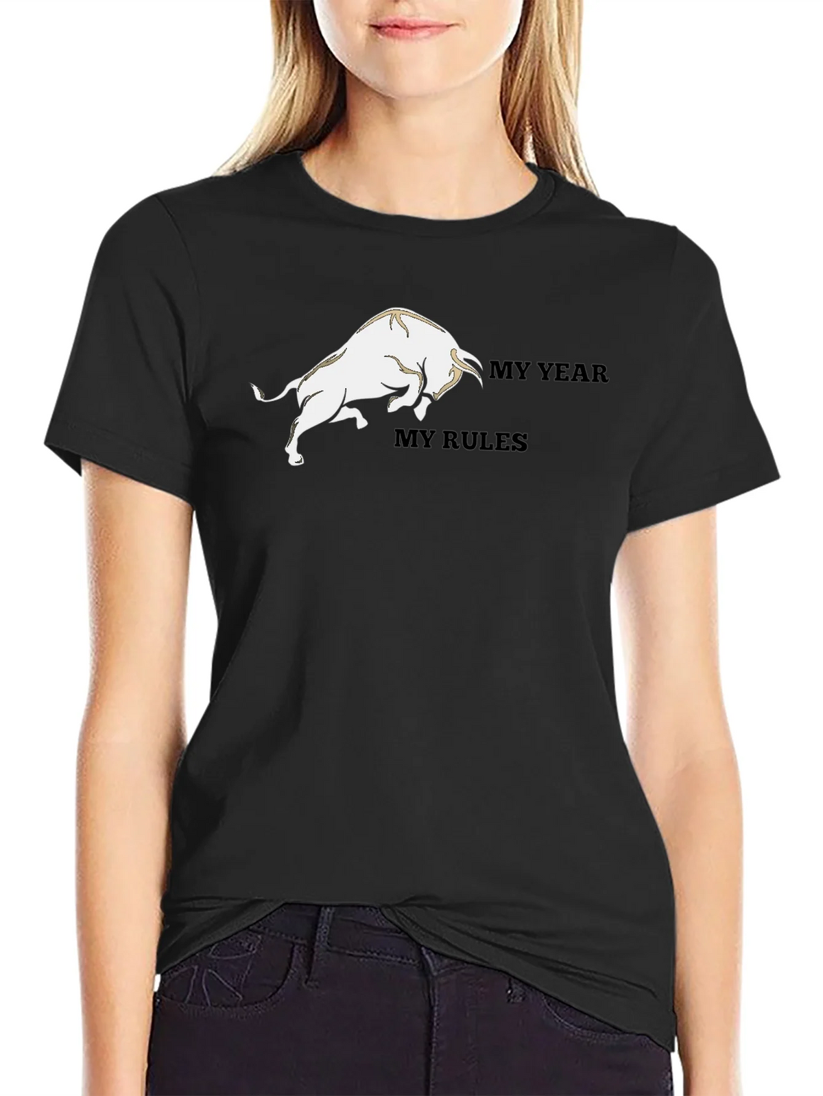My Year My Rules Bull Graphic T-Shirt product image 2