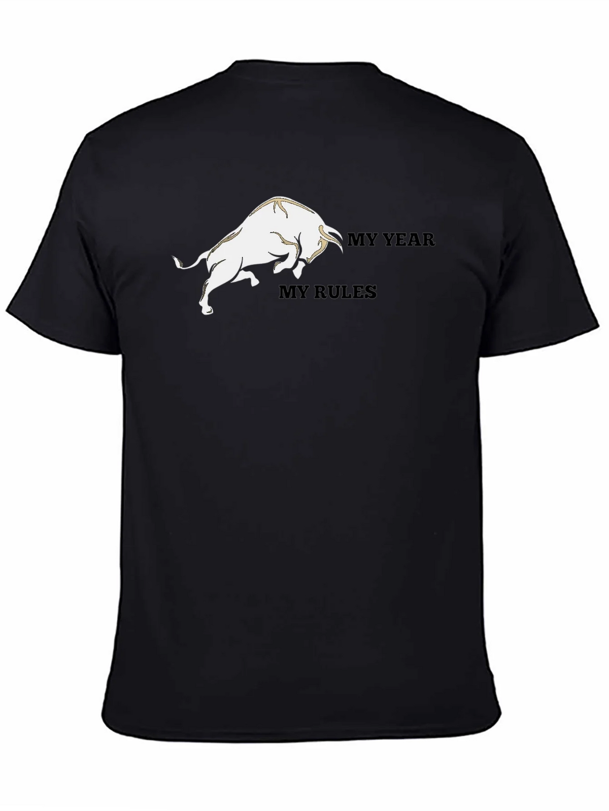 My Year My Rules Bull Graphic T-Shirt product image 3