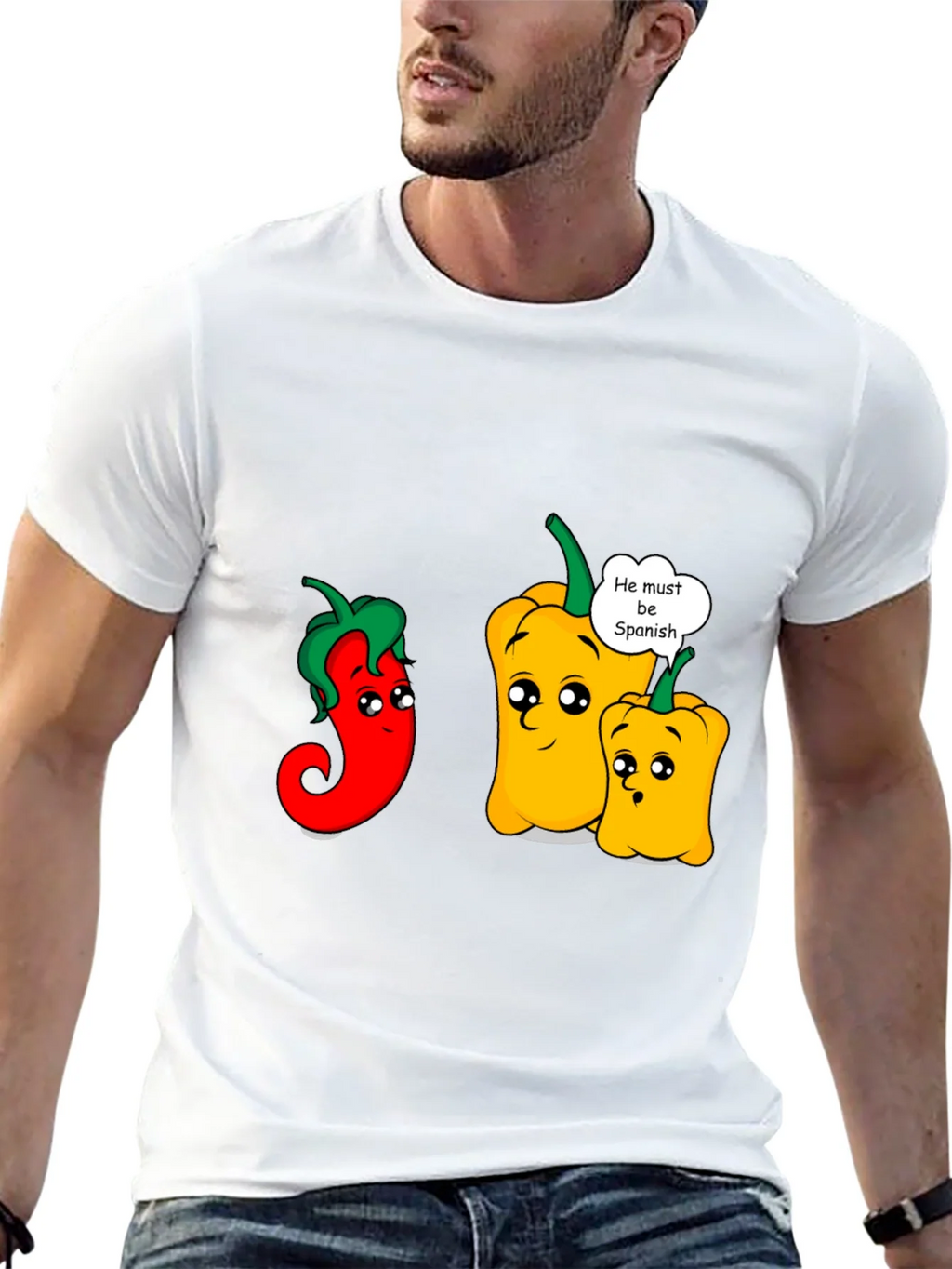 Funny Spanish Pepper Graphic T-Shirt product image 8