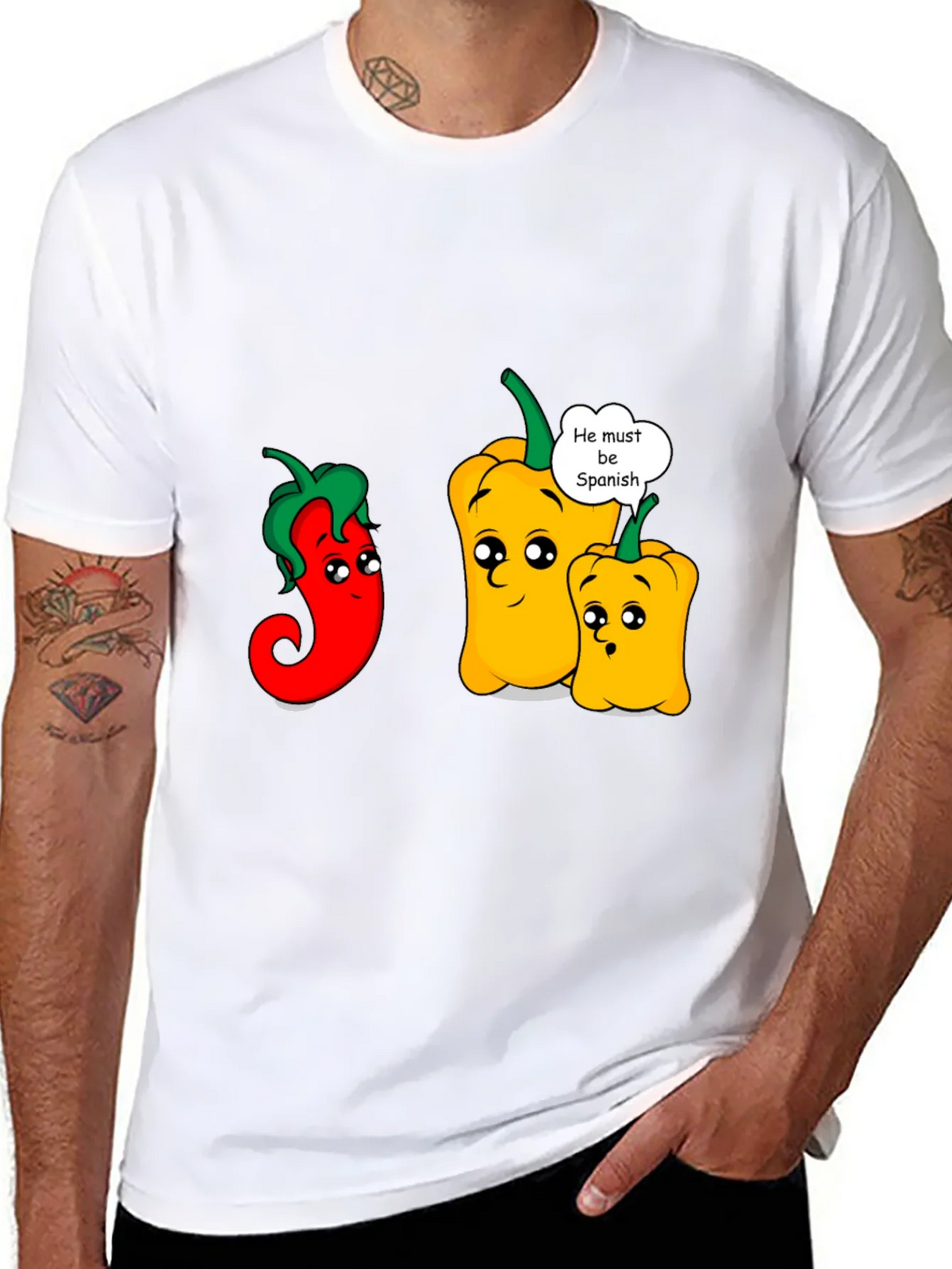 Funny Spanish Pepper Graphic T-Shirt product image 5