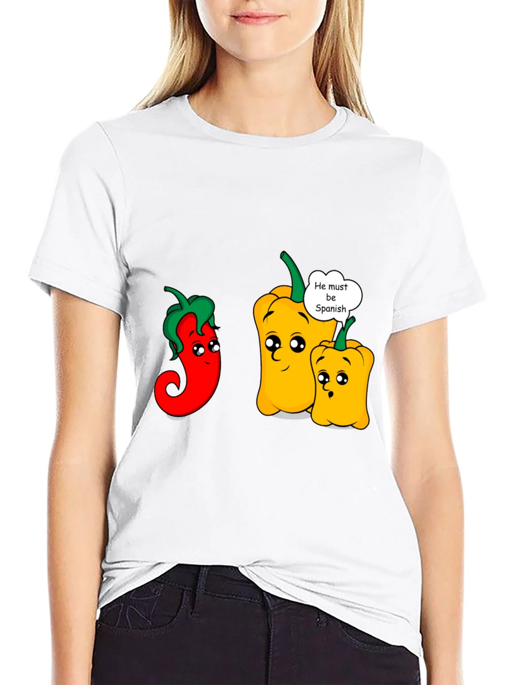 Funny Spanish Pepper Graphic T-Shirt product image 6