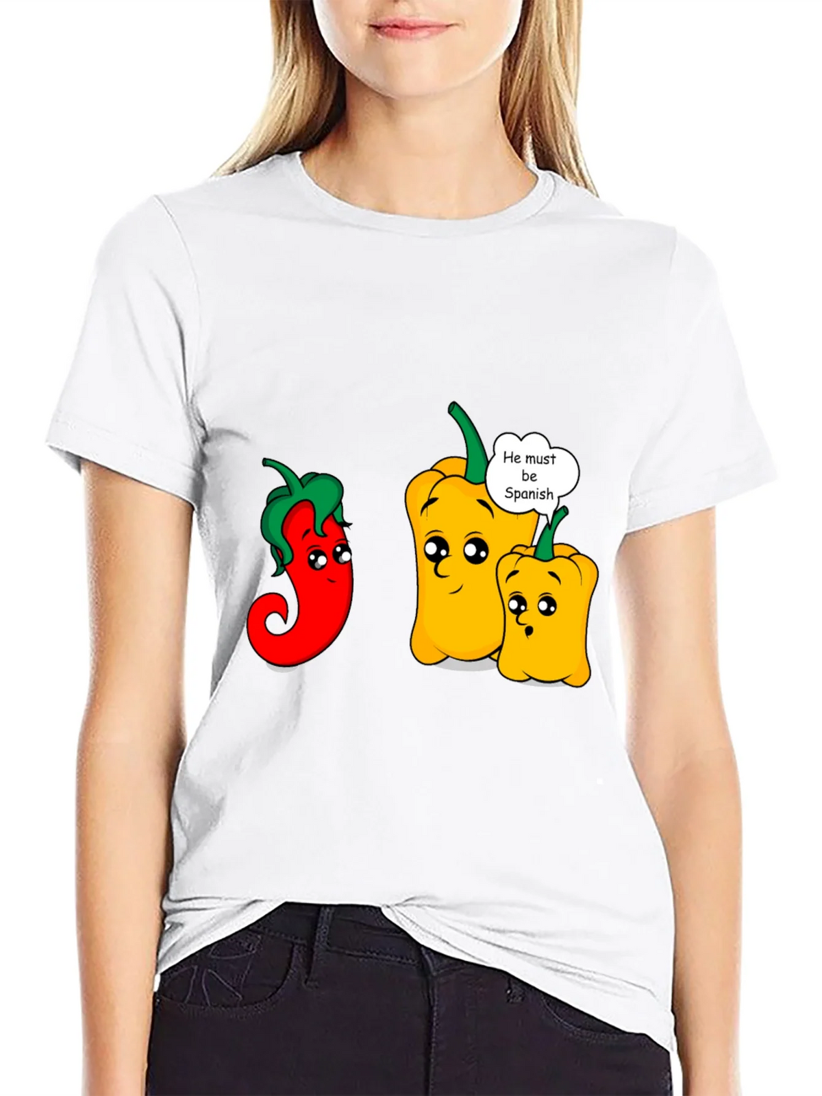 Funny Spanish Pepper Graphic T-Shirt product image 6