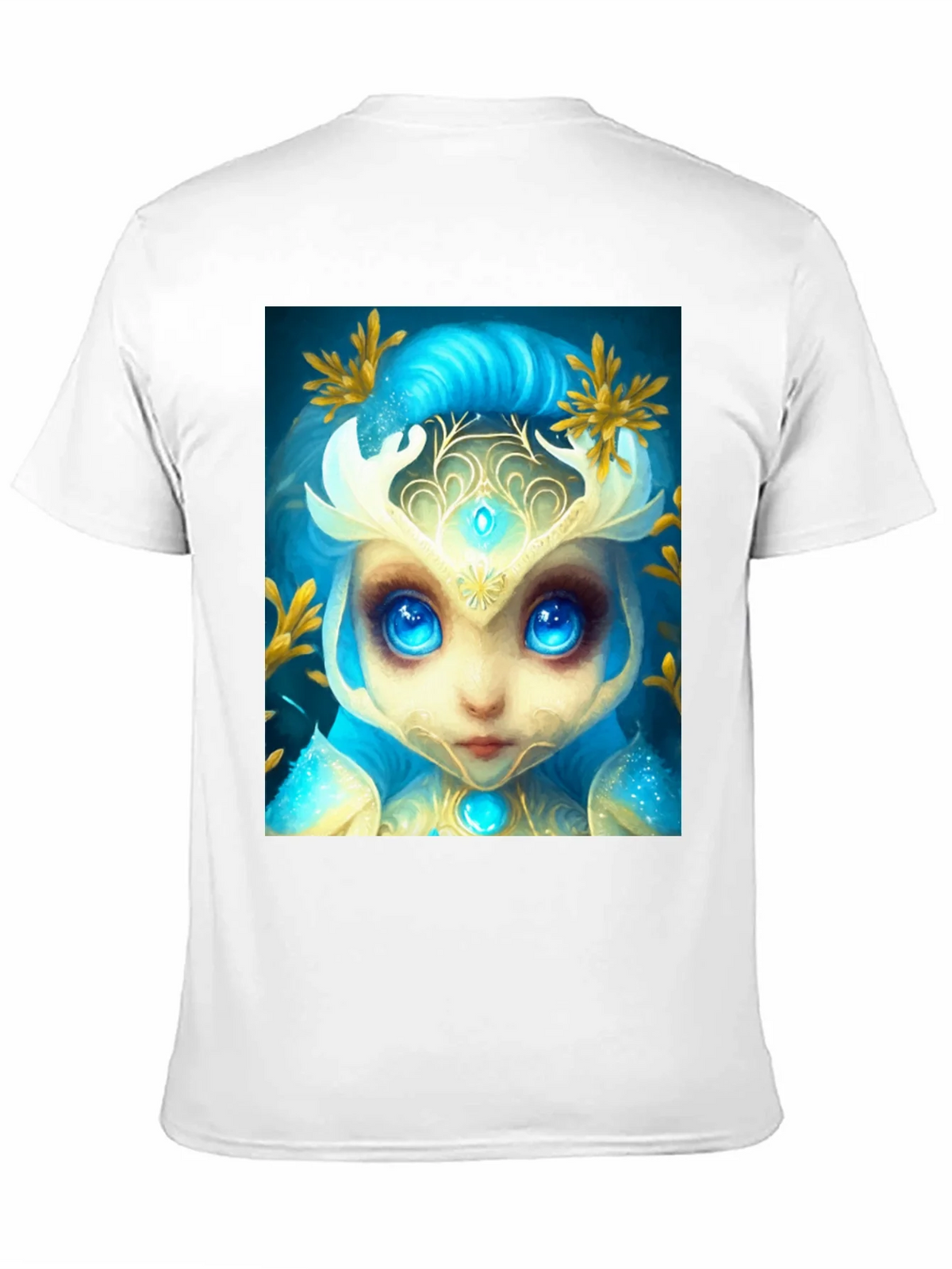 Mystical Creature Graphic Tee - Black Cotton Blend product image 9