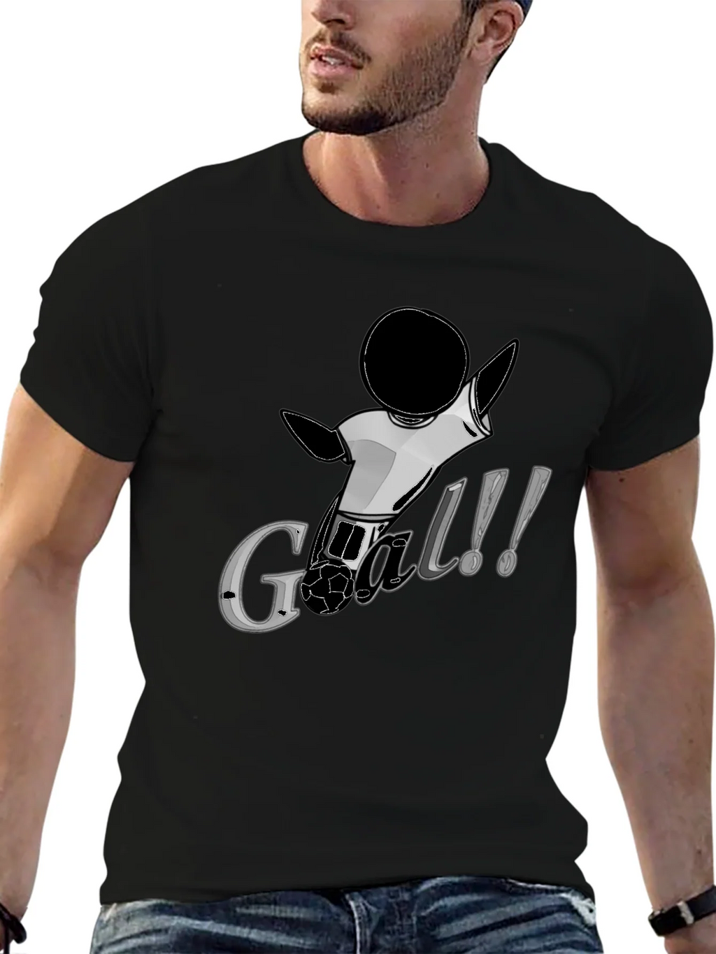 Goal! Graphic T-Shirt - Sporty Design product image 5