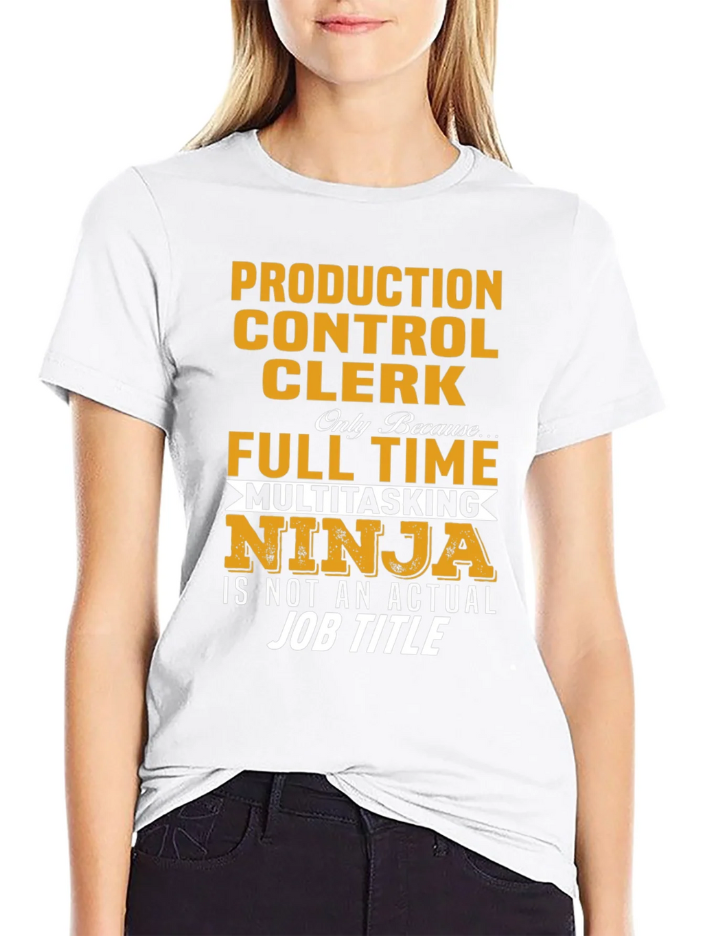 Production Control Clerk Ninja T-Shirt product image 8