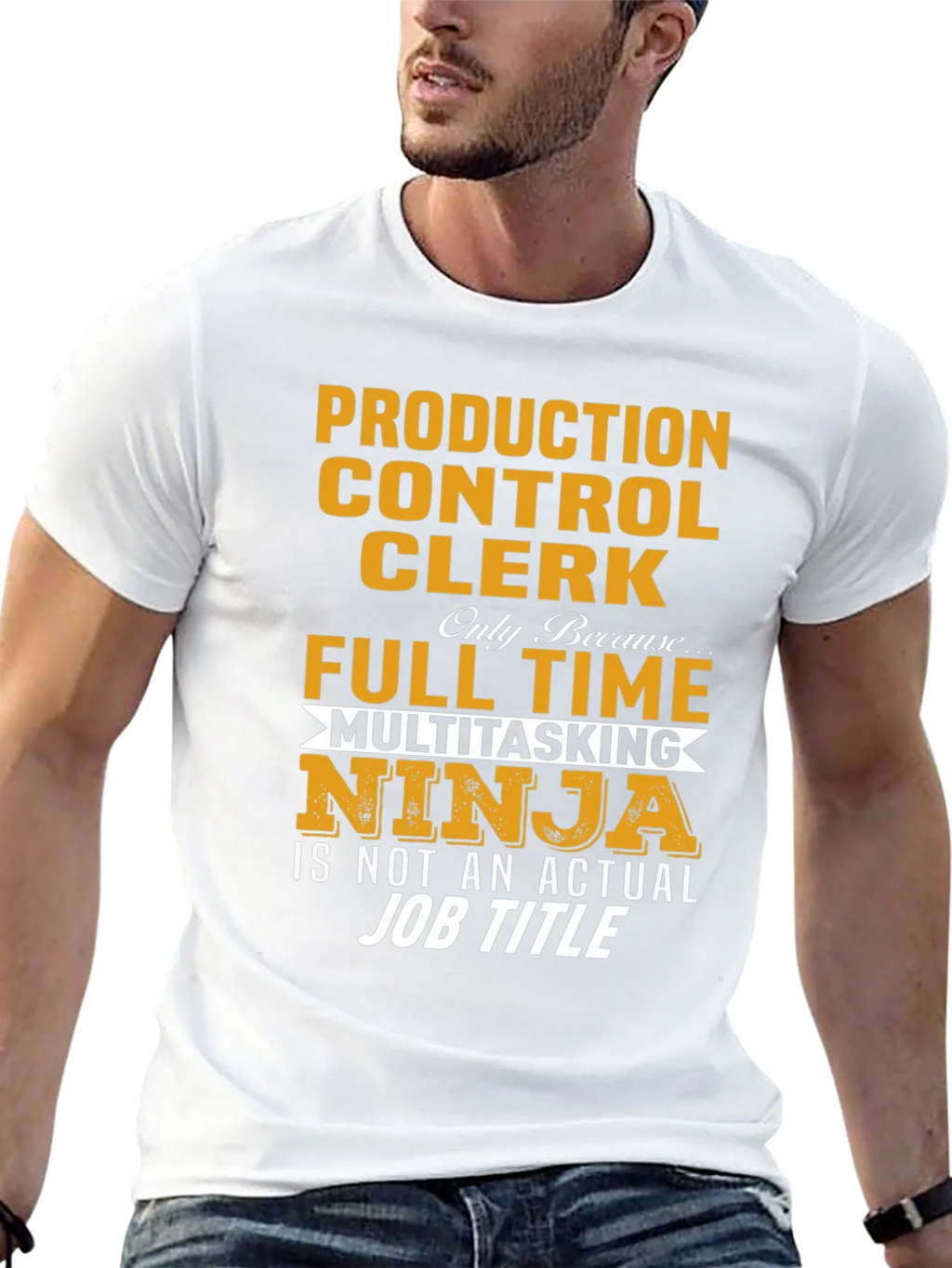 Production Control Clerk Ninja T-Shirt product image 12