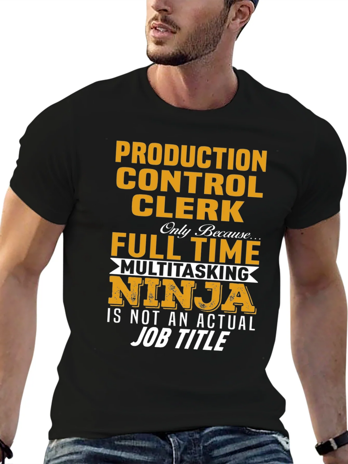 Production Control Clerk Ninja T-Shirt product image 6
