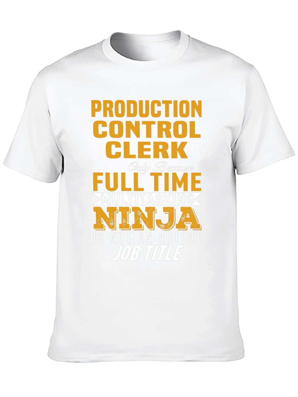 Production Control Clerk Ninja T-Shirt product image 9