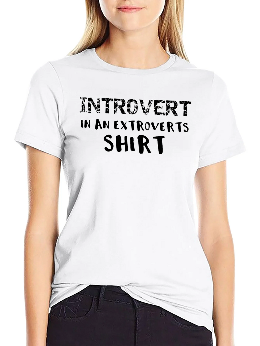 Introvert in an Extroverts Shirt - Funny Graphic Tee product image 8