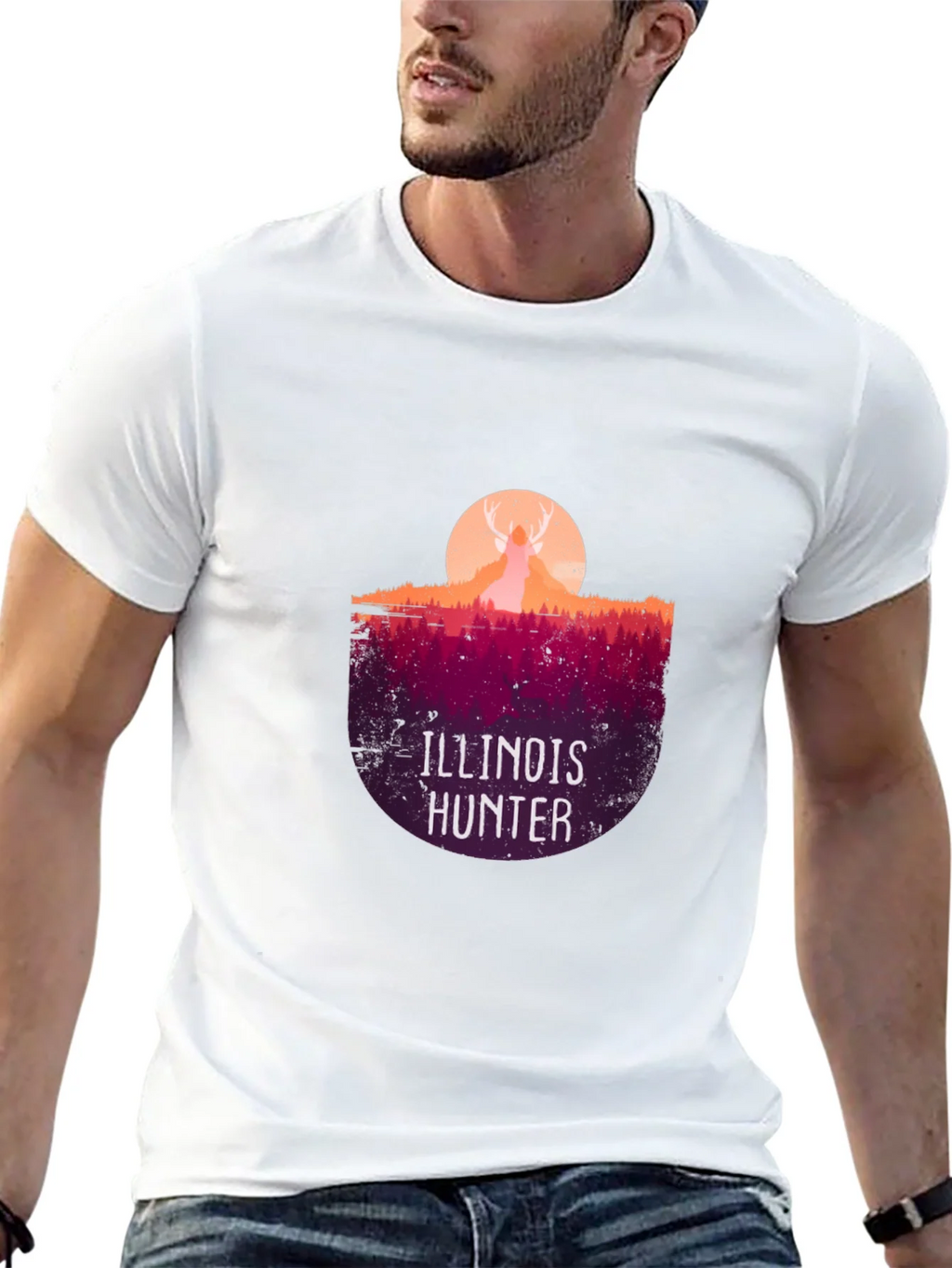 Illinois Hunter Graphic T-Shirt product image 10
