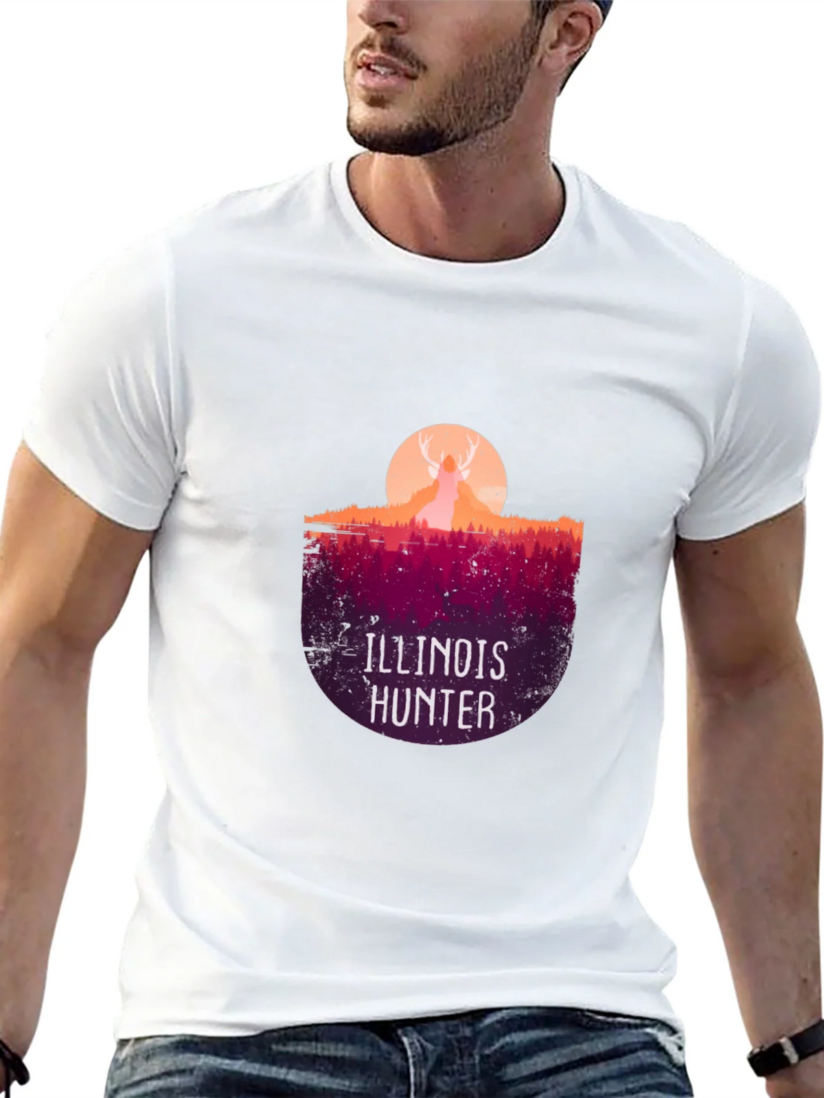 Illinois Hunter Graphic T-Shirt product image 10
