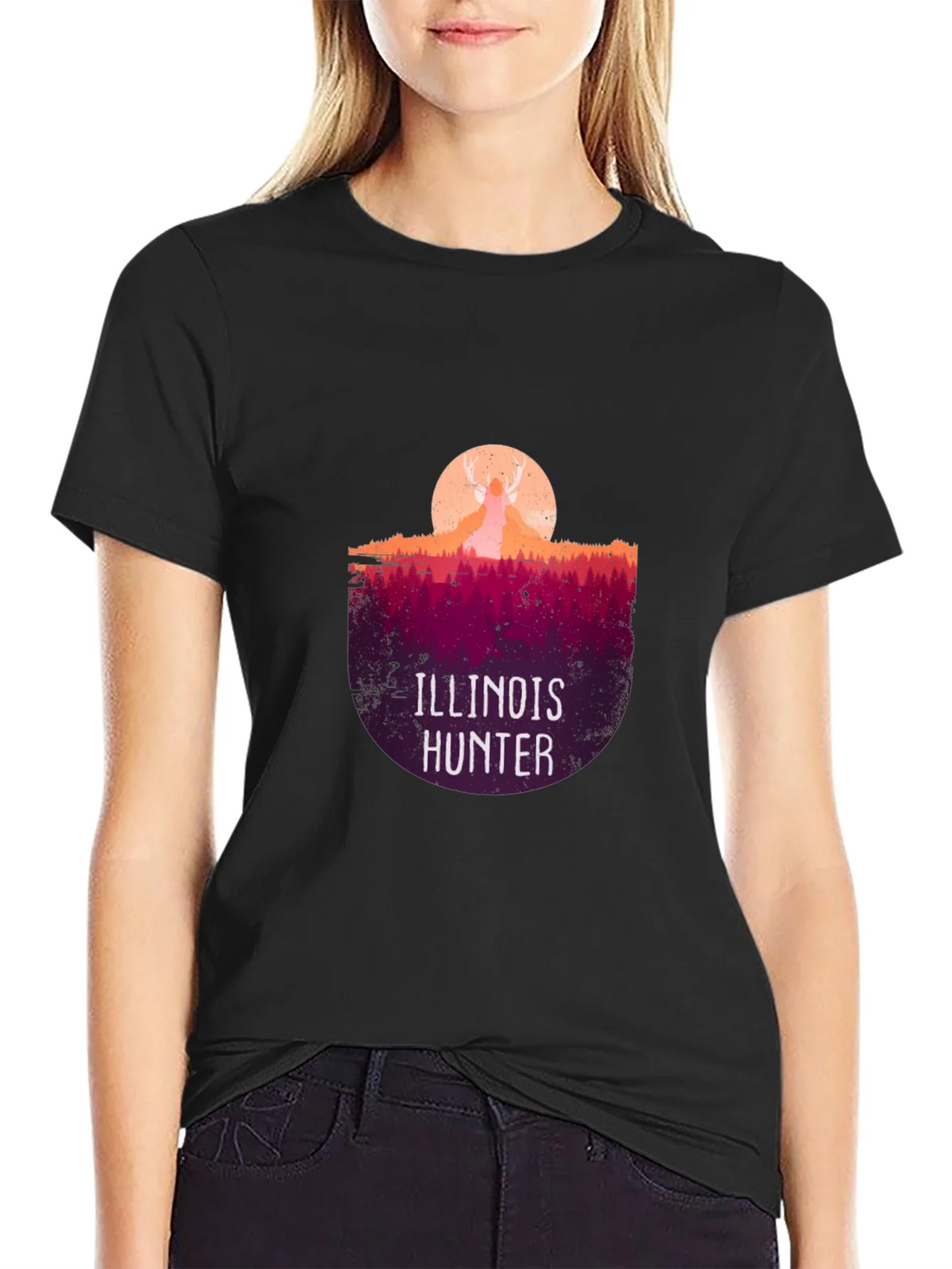 Illinois Hunter Graphic T-Shirt product image 1