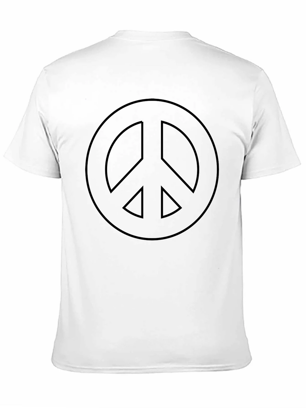 Peace Symbol Black T-Shirt - Soft & Comfortable product image 10