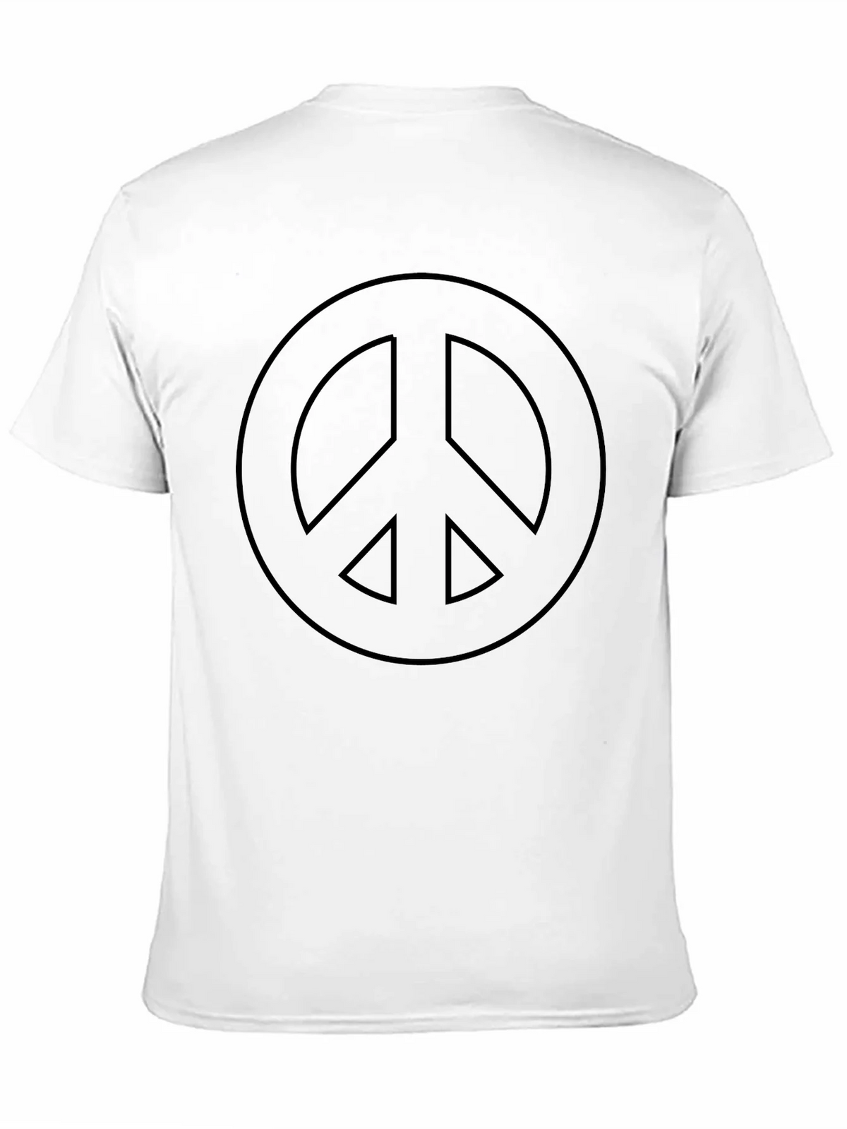 Peace Symbol Black T-Shirt - Soft & Comfortable product image 10