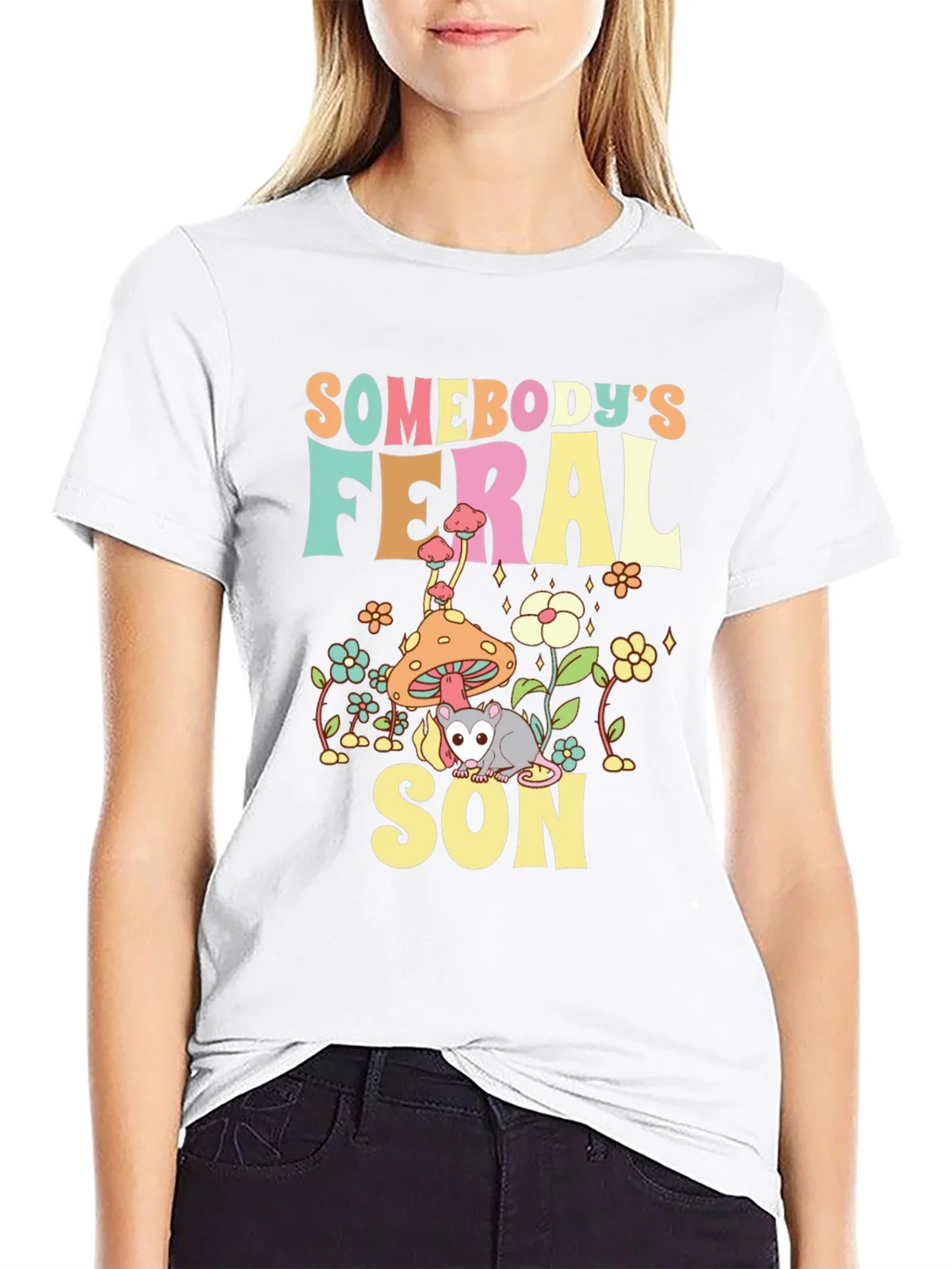 Somebodys Feral Son T-Shirt product image 8